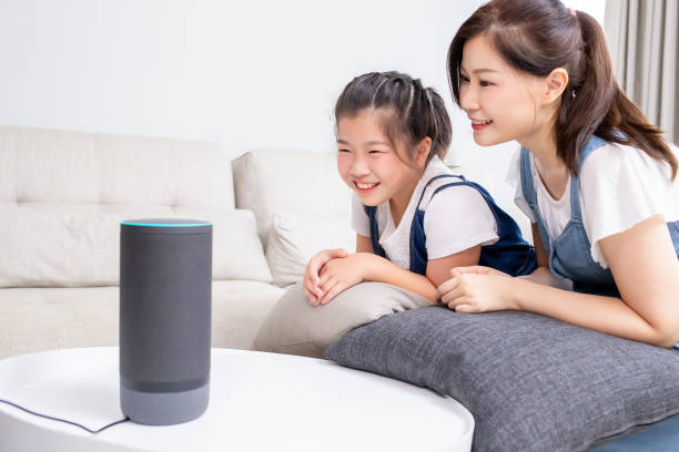 Smart speaker for voice-controlled home devices